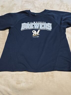 Navy Kids Short Sleeve Shirt